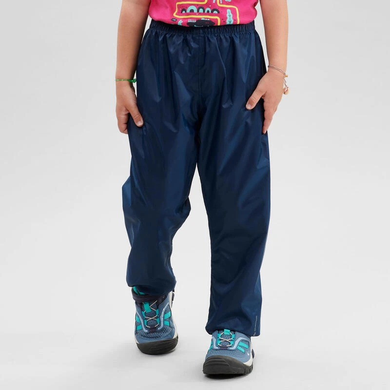 Quechua SOBREPANTALÓN IMPERMEABLE DE SENDERISMO NIÑOS - MH100 KID - 2-6 AÑOS 1 Quechua SOBREPANTALÓN IMPERMEABLE DE SENDERISMO NIÑOS - MH100 KID - 2-6 AÑOS