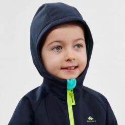 Quechua Softshell De Montaña Y Trekking NIños 2-6 Años Quecha MH550 Azul -Quechua softshell de montaa y trekking nios 2 6 aos quecha mh550 azul 3