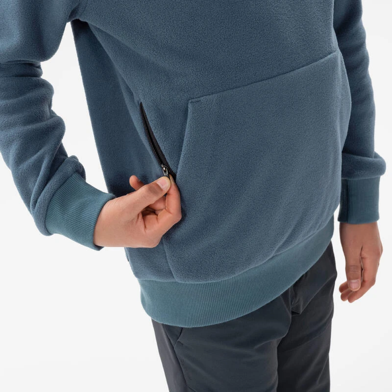 Quechua Sudadera Polar Senderismo Gris Oscuro - Niños 7-15 Años 4 Quechua Sudadera Polar Senderismo Gris Oscuro - Niños 7-15 Años - Imagen 4