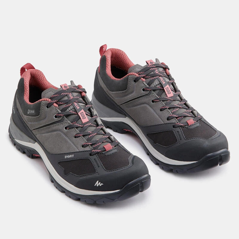 Zapatillas De Montaña Y Trekking Impermeables Mujer Quechua MH500 Gris 2 Zapatillas De Montaña Y Trekking Impermeables Mujer Quechua MH500 Gris - Imagen 2