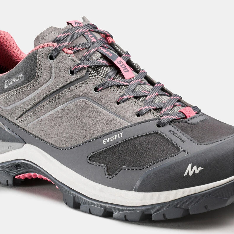 Zapatillas De Montaña Y Trekking Impermeables Mujer Quechua MH500 Gris 4 Zapatillas De Montaña Y Trekking Impermeables Mujer Quechua MH500 Gris - Imagen 4